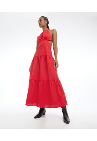 Vestido Para Mujer Manga Sisa Color Rojo Marca Seven Seven #28171151 Seven Seven