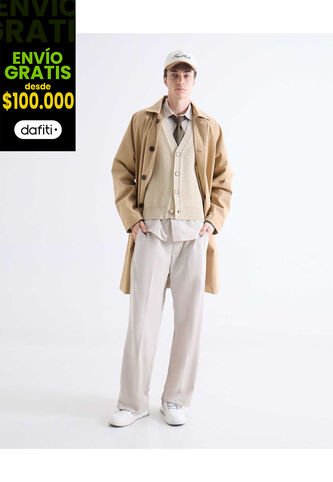 Pantalón  Para Hombre Moda Color Beige Marca Seven Seven #45071217 Seven Seven