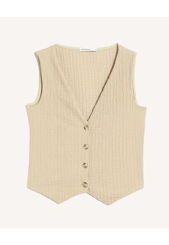 Camiseta Para Mujer Manga Sisa Moda Color Crema Marca Seven Seven #28096442 Seven Seven