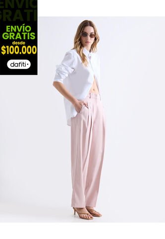 Pantalón  Para Mujer Moda Color Rosa Marca Seven Seven #28071970 Seven Seven