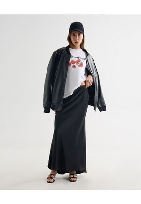 Camiseta Para Mujer Manga Corta Cuello Redondo Color Marfil Marca Seven Seven #28096354