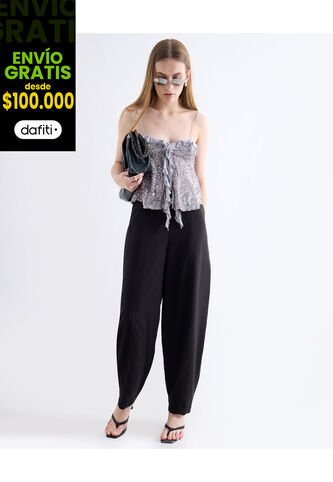 Pantalón  Para Mujer Moda Color Negro Marca Seven Seven #28071993 Seven Seven