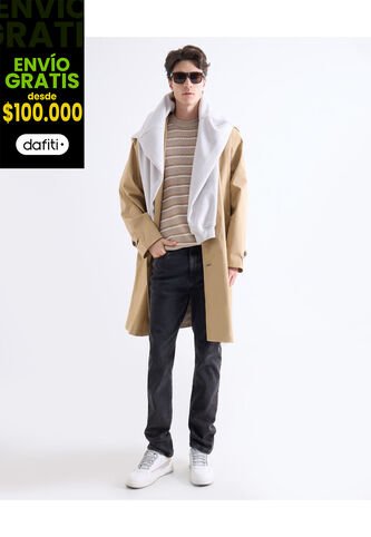 Jean  Para Hombre Regular Color Negro Marca Seven Seven #45160658 Seven Seven