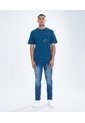 Camiseta Para Hombre Manga Corta Color Azul Oscuro Marca Seven Seven #45092429 de Seven Seven