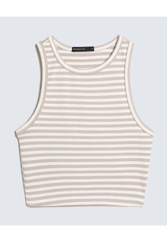 Camiseta Para Mujer Manga Sisa Color Beige Marca Seven Seven #28096093 Seven Seven