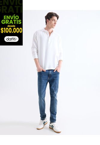 Jean  Para Hombre Skinny Color Azul Marca Seven Seven #45160624 Seven Seven