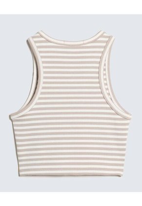 Camiseta Para Mujer Manga Sisa Color Beige Marca Seven Seven #28096093