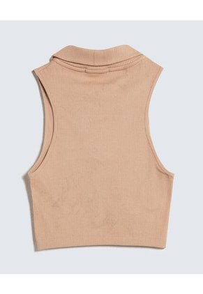 Camiseta Para Mujer Manga Sisa Color Arena Marca Seven Seven #28096020