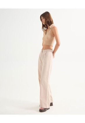 Camiseta Para Mujer Manga Sisa Color Arena Marca Seven Seven #28096020