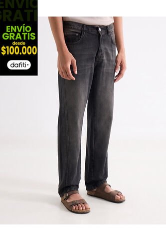 Jean  Para Hombre Straight Color Negro Marca Seven Seven #45160640 Seven Seven