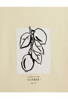 Camiseta Para Mujer Manga Corta Cuello Redondo Color Amarillo  Marca Seven Seven #28096208