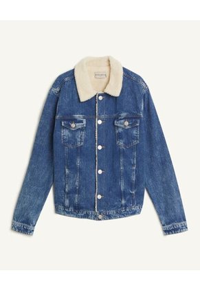 Chaqueta Para Hombre Trucker Color Azul Medio Marca Seven Seven #45080362