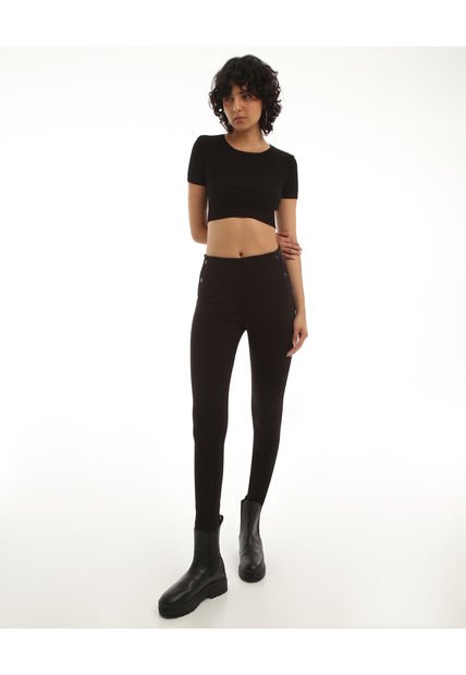 Leggins Para Mujer Largo Color Negro Marca Seven Seven #28230586