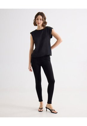 Leggins Para Mujer Largo Color Negro Marca Seven Seven #28230586