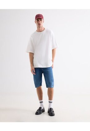 Bermuda Para Hombre Slim Color Azul Medio Marca Seven Seven #45100667