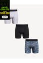 Boxer X3 Para Hombre Filete Medio Microfibra Color Negro Marca Seven Seven #45000391 de Seven Seven