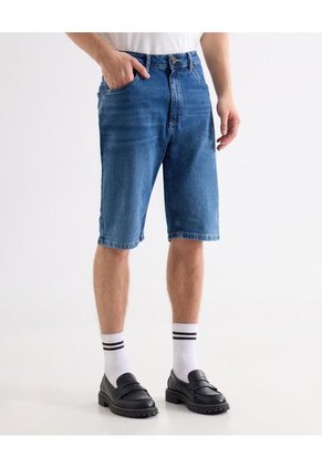 Bermuda Para Hombre Slim Color Azul Medio Marca Seven Seven #45100667