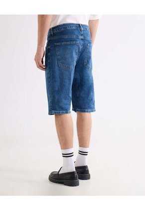 Bermuda Para Hombre Slim Color Azul Medio Marca Seven Seven #45100667