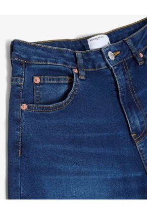 Jean Para Mujer Mom Color Azul Marca Seven Seven #28160978