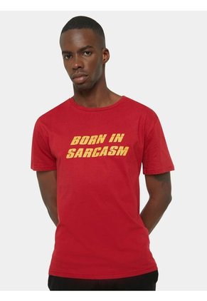 Camiseta Para Hombre Manga Corta Color Rojo Marca Seven Seven #45092004