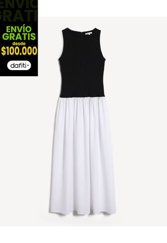 Vestido  Para Mujer M/Sisa Largo Color Negro Marca Seven Seven #28171502 Seven Seven