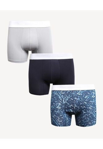 Boxer Para Hombre Filete Corto Algodón Color Azul Marca Seven Seven #45000380 Seven Seven