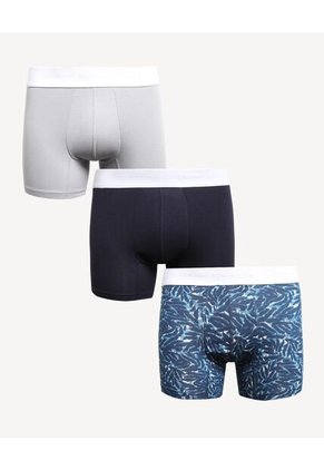 Boxer Para Hombre Filete Corto Algodón Color Azul Marca Seven Seven #45000380