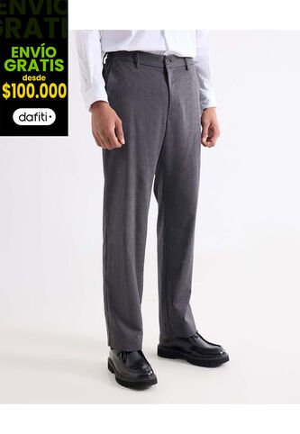 Pantalón  Para Hombre Chino Color Gris Marca Seven Seven #45071204 Seven Seven