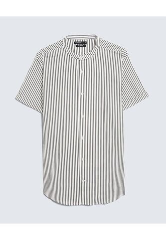 Camisa Para Hombre Manga Corta  Color Blanco Marca Seven Seven #45012070 Seven Seven
