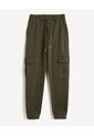 Jogger Cargo Con Bolsillos  Para Hombre Verde Seven Seven de Seven Seven