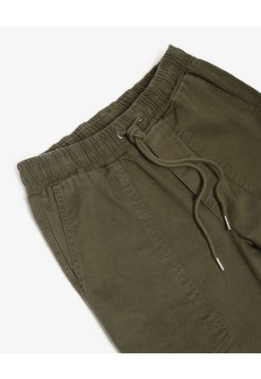 Jogger Cargo Con Bolsillos  Para Hombre Verde Seven Seven