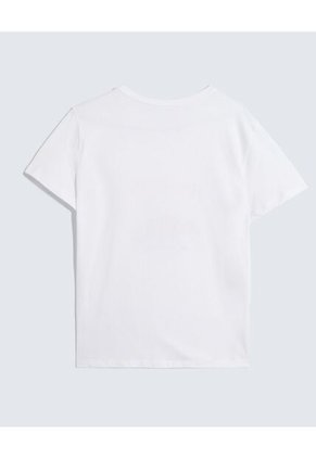 Camiseta Para Mujer Manga Corta Cuello Redondo Color Crudo Marca Seven Seven #28096364