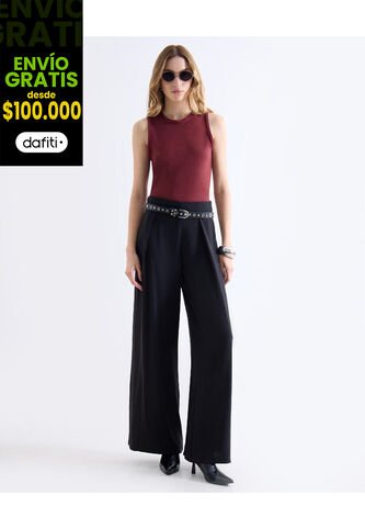 Pantalón  Para Mujer Moda Color Negro Marca Seven Seven #28071992 Seven Seven