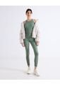Leggins Ajustado Deportivo  Para Mujer Verde Seven Seven de Seven Seven