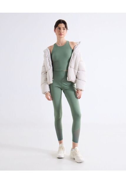 Leggins Ajustado Deportivo  Para Mujer Verde Seven Seven