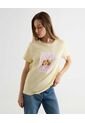 Camiseta Para Mujer Manga Corta Cuello Redondo Color Amarillo Marca Seven Seven #28096363 de Seven Seven