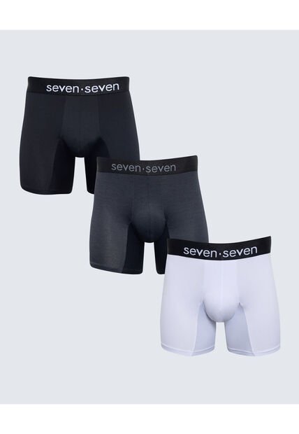 Boxer Para Hombre Fleat Seamer Medio Color Azul Oscuro Marca Seven Seven #45000361