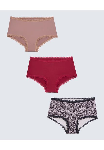 Panty Para Mujer Cachetero Color Rojo Marca Seven Seven #28800108