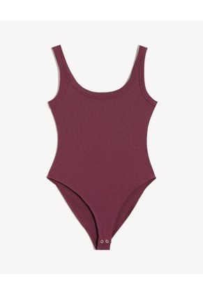 Camiseta Para Mujer Manga Sisa Moda Color Vino Marca Seven Seven #28096348