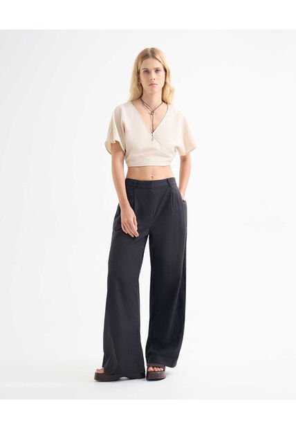 Pantalon Para Mujer  Color Negro Marca Seven Seven #28071849