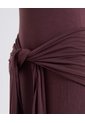 Vestido Perkins Fajón Ajustable  Para Mujer Café Seven Seven de Seven Seven