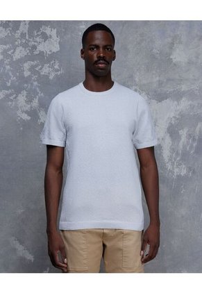 Camiseta Para Hombre Manga Corta Color Crema Marca Seven Seven #45092476