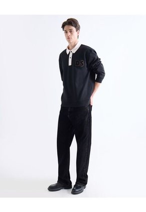 Jean Para Hombre Loose Color Negro Marca Seven Seven #45160661