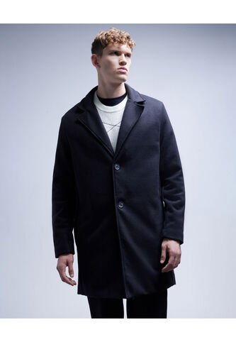 Chaqueta Para Hombre Abrigo Color Negro Marca Seven Seven #45080402 Seven Seven