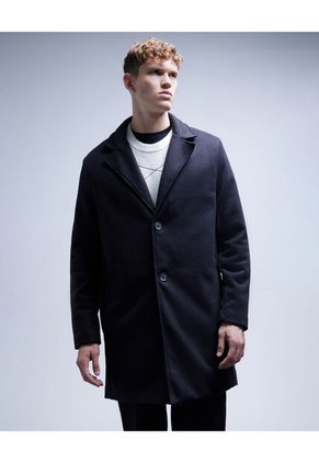 Chaqueta Para Hombre Abrigo Color Negro Marca Seven Seven #45080402