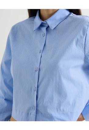 Blusa Para Mujer Manga Larga Color Azul Marca Seven Seven #28124048