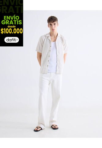 Jean  Para Hombre Loose Color Crudo Marca Seven Seven #45160657 Seven Seven