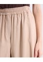 Pantalón Barrel Caída Estructurada  Para Mujer Vino Seven Seven de Seven Seven