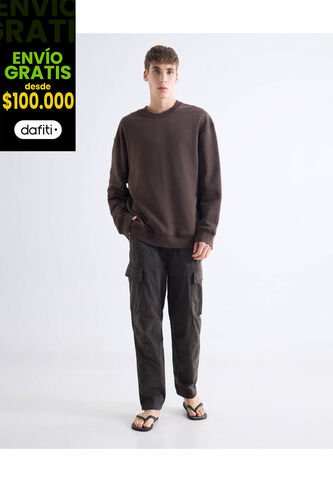 Pantalón  Para Hombre Multiusos Plano Color Verde Marca Seven Seven #45071126 Seven Seven