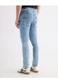 Jeans Skinny Tono Claro  Para Hombre Azul Seven Seven de Seven Seven